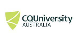 CQUniversity branding with shield design